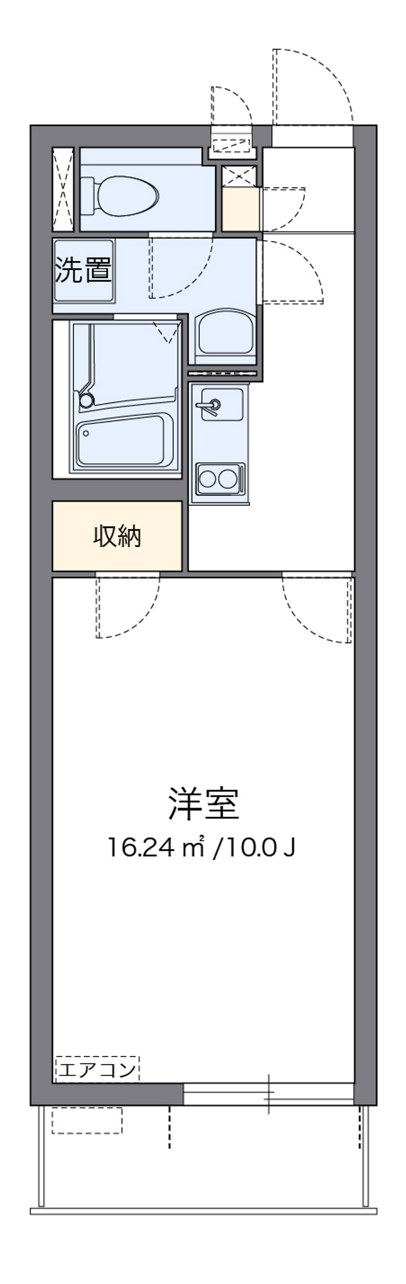 クレイノヒローム豊中南 間取り