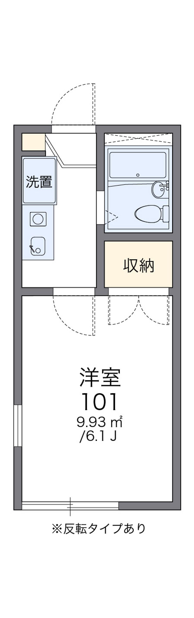 レオパレスイキ明大前 間取図