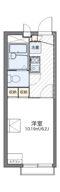 レオパレスカメリアⅢ 間取り図