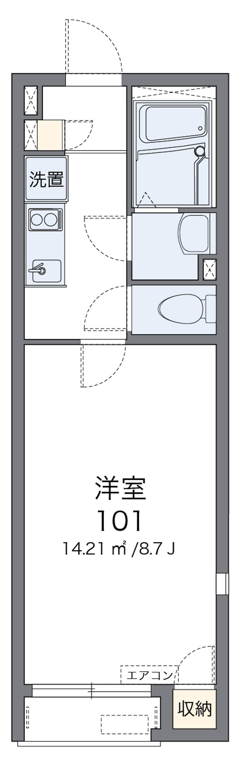 レオネクスト広田 間取図