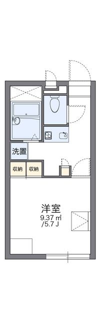 レオパレスべんとら 間取り図