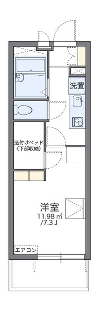 レオパレス清里 間取り図