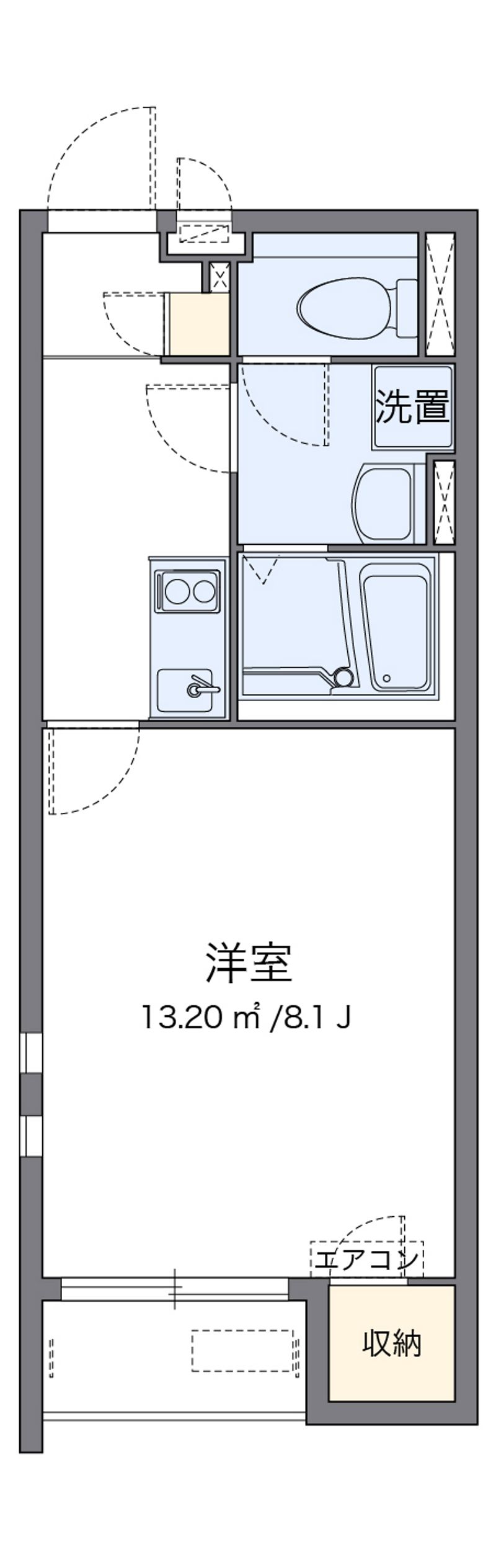 クレイノ雄の浦 間取り