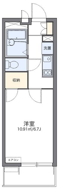 レオパレスコモディタ 間取り図