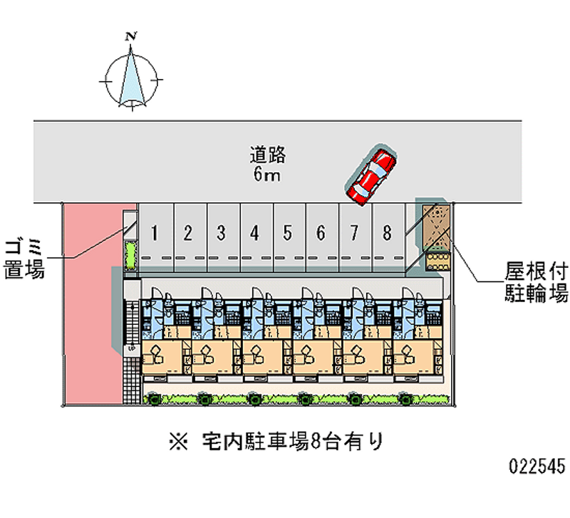 レオパレスＭＩＹＡＢＩ 月極駐車場