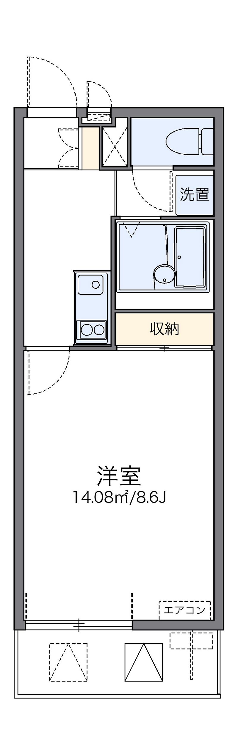 レオネクストＣａｒｐｅＤｉｅｍ 間取り