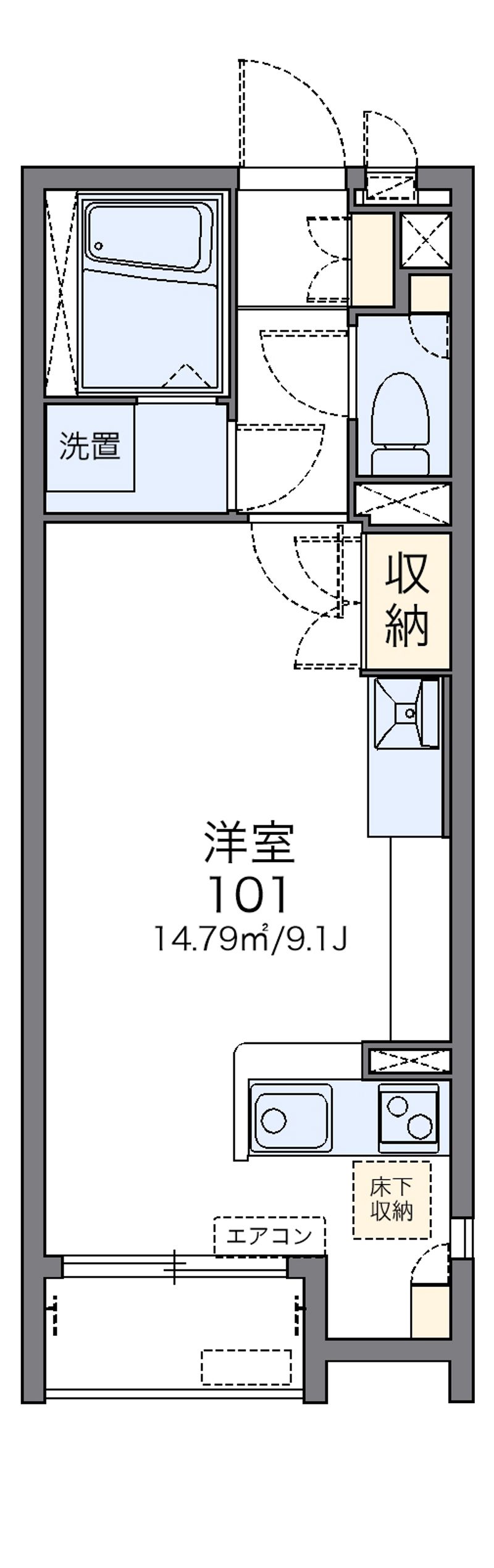 レオネクストリバティ菰田西 間取図