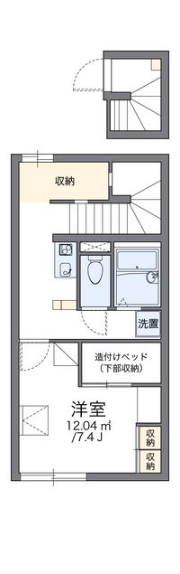 レオパレスデ　セルフィート 間取り図