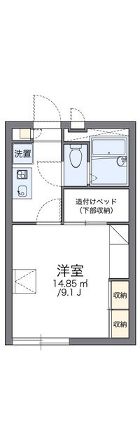 レオパレス愛宕上 間取り図