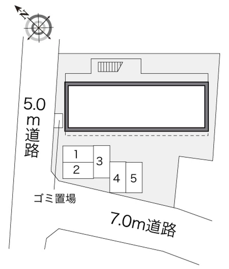 レオパレスホープ 配置図