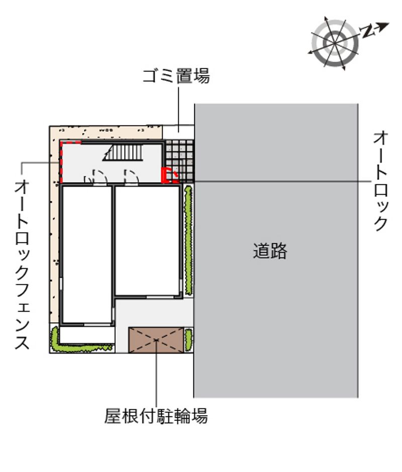 レオネクストタザーズ 配置図