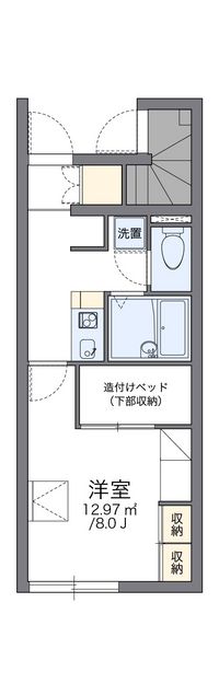 レオパレスドリームＫ 間取り図