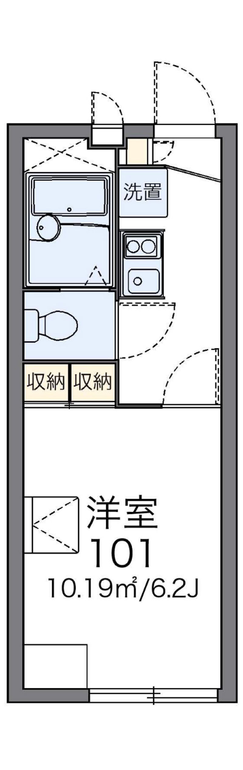 レオパレスＫｕｍａｓａｋａ 間取図