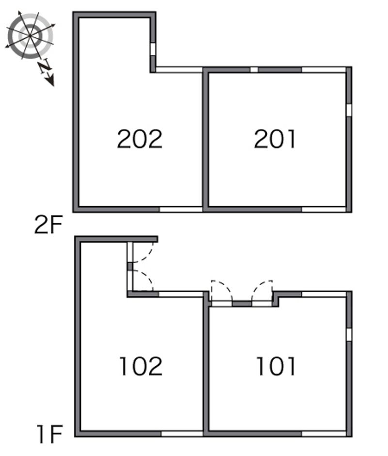 レオネクストフェリス 間取り配置図