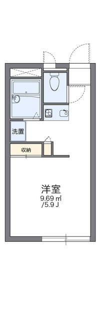 レオパレスケーン 間取り図