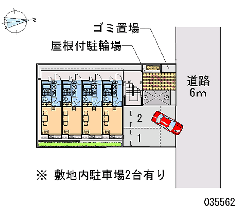 レオパレス菱江 区画図