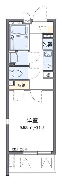 クレイノのぞみⅡ 間取図