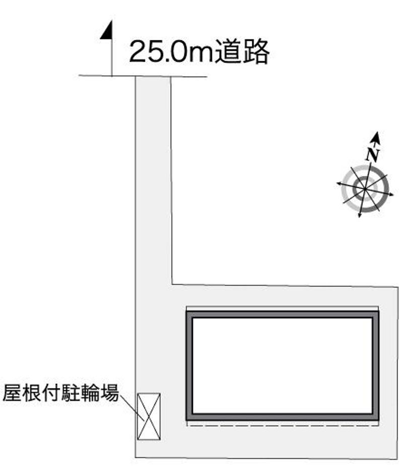 レオパレスカーサ新西 配置図