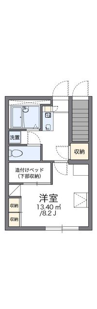 レオパレス幸田Ｂ 間取り図