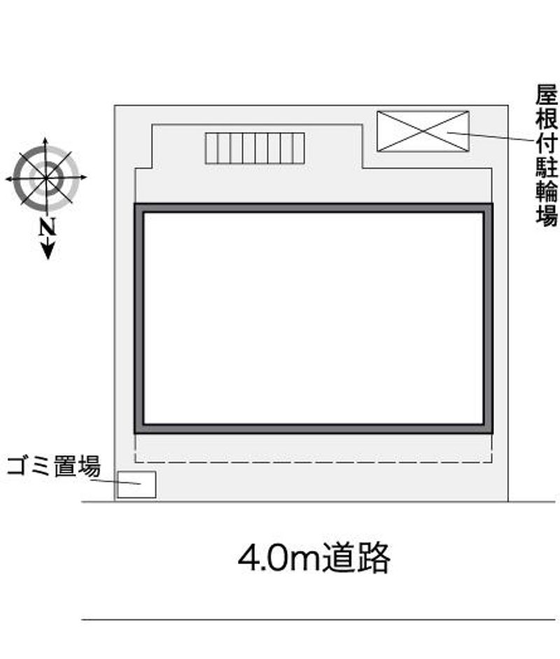レオパレスロワール千本 配置図