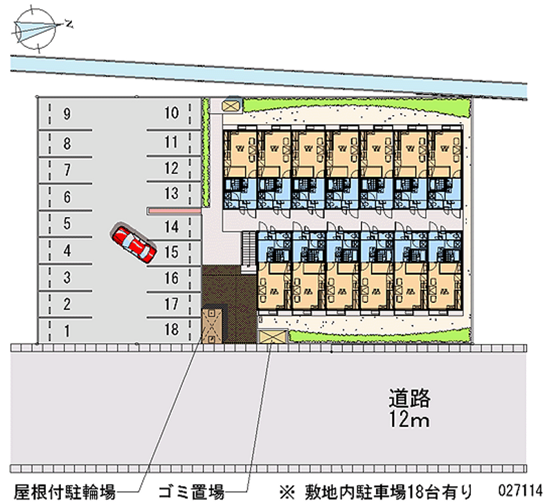 27114 Monthly parking lot