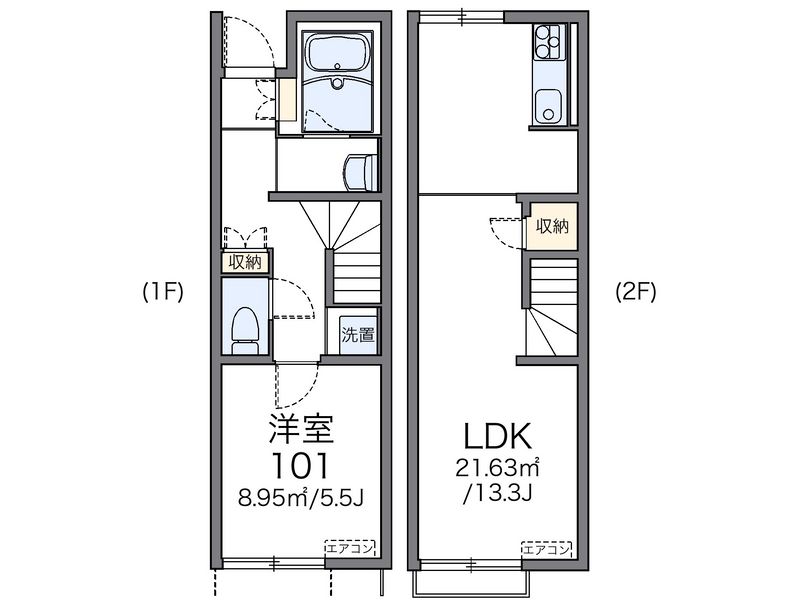 レオネクストエスペランザⅡ 間取図