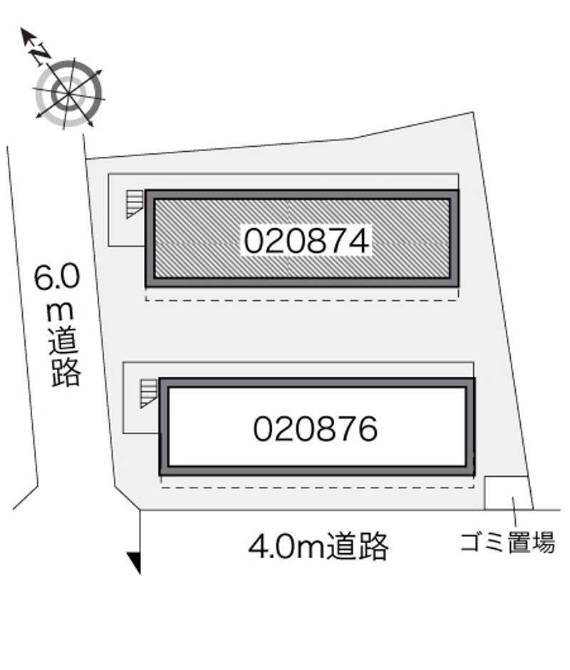 レオパレスＳｈｉｍｉｚｕ　Ⅰ 配置図