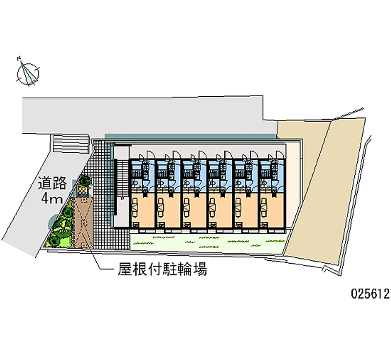 レオパレス花月園 区画図