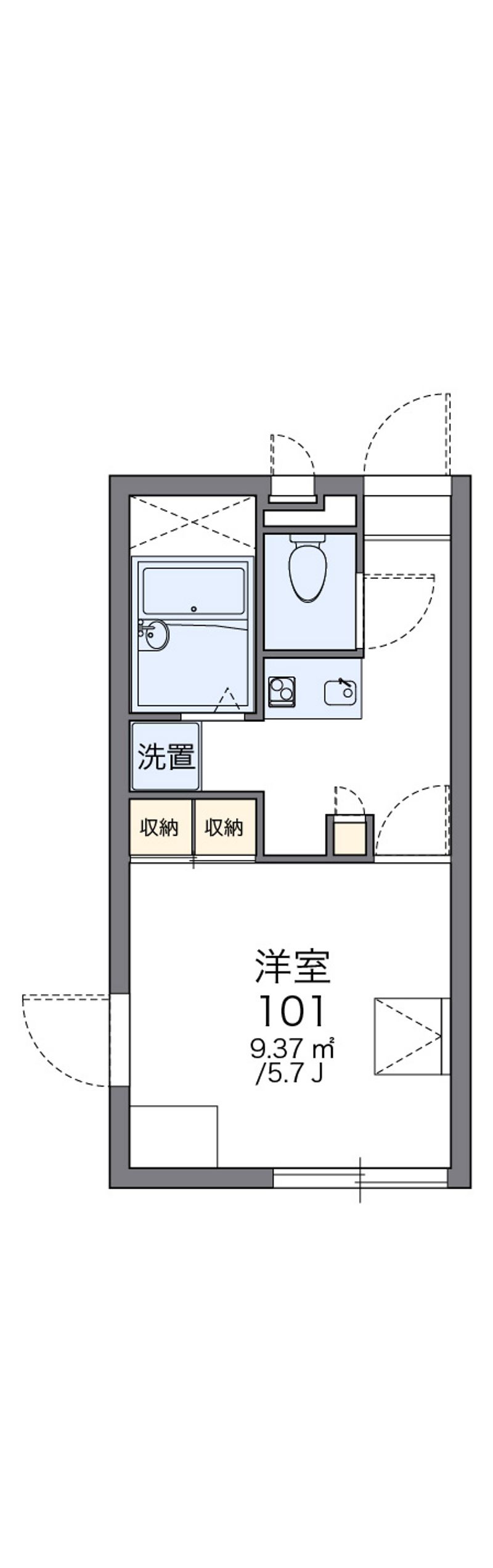 レオパレスＯＯＭＡＥ 間取図