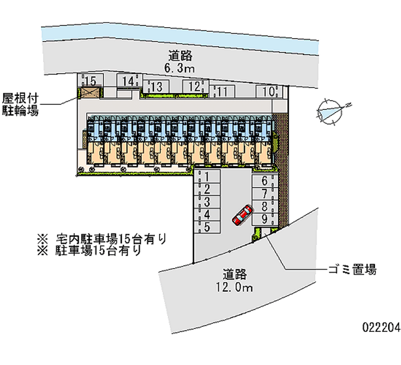 22204月租停車場