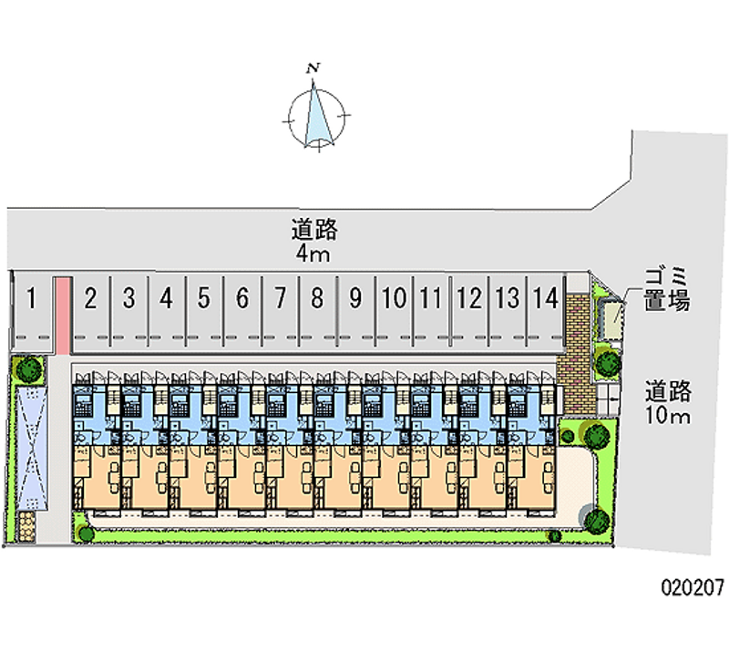 20207月租停車場