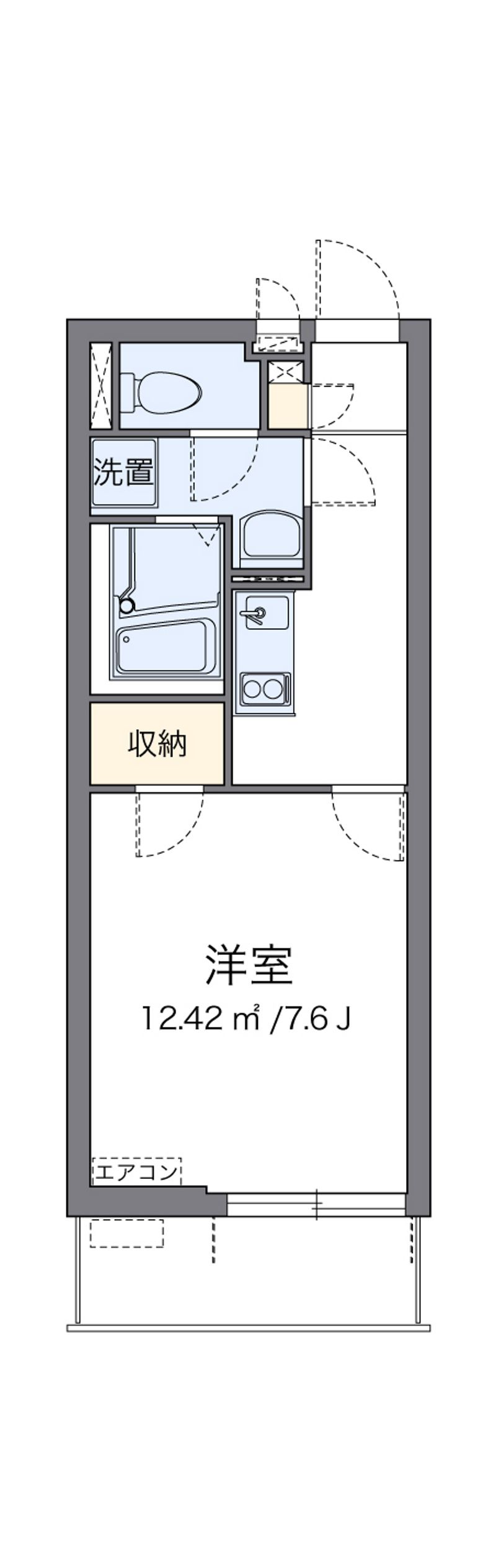 クレイノグランシーダ 間取図