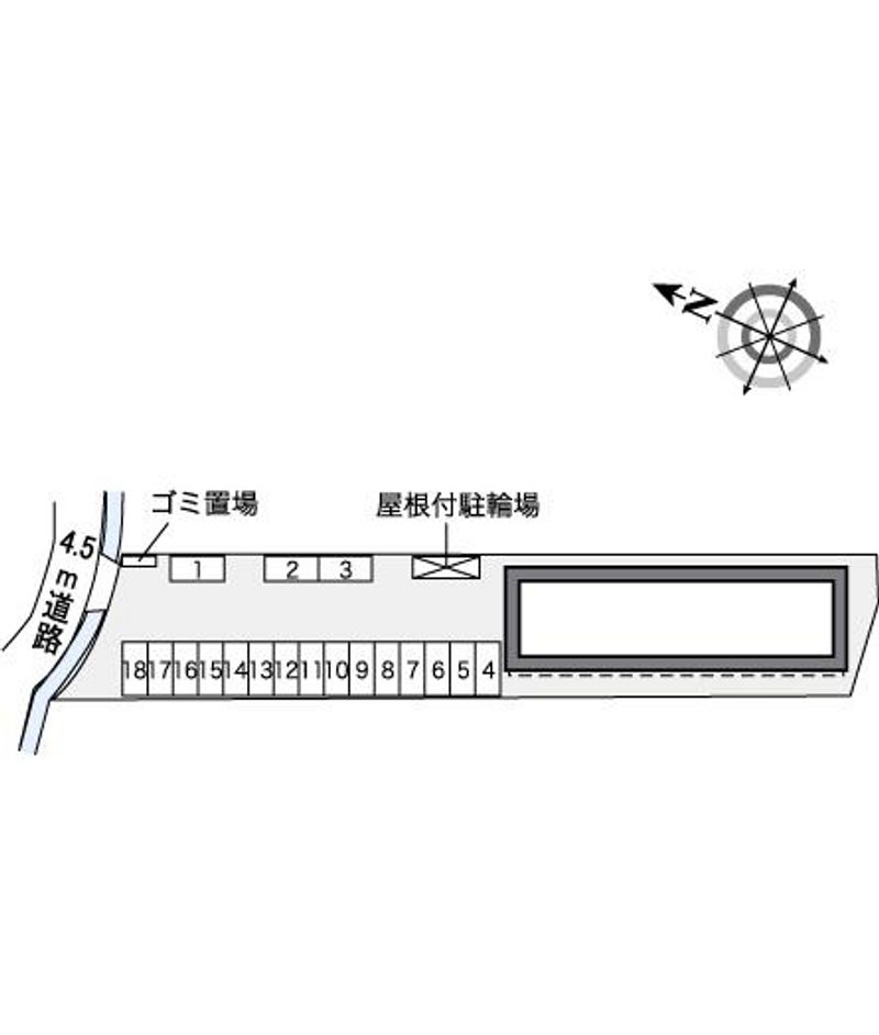 レオパレス万呂 配置図