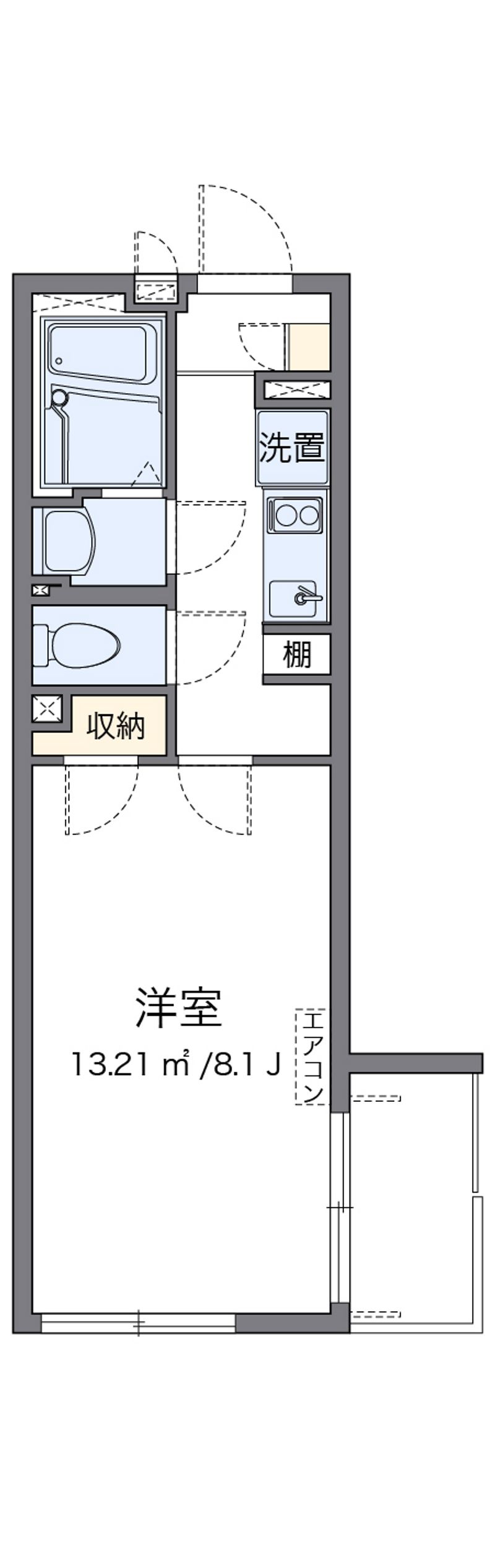 クレイノエクセルケンＳｅｖｅｎ 間取り