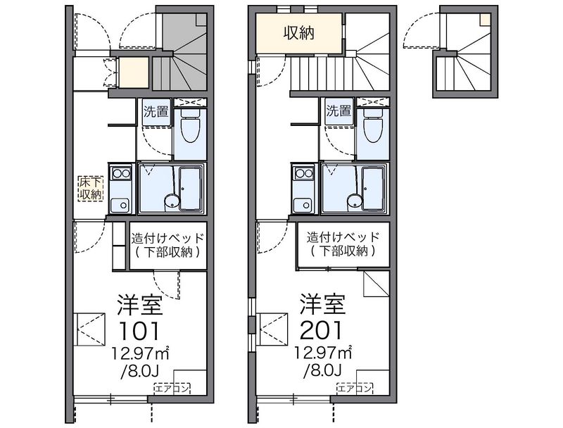 レオネクスト昭和町Ⅱ 間取図