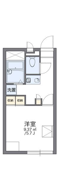 レオパレスフォートⅡ 間取図