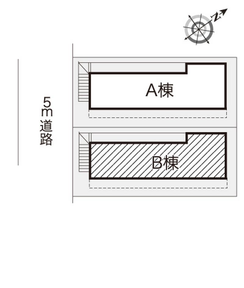レオパレスブルースカイ 配置図