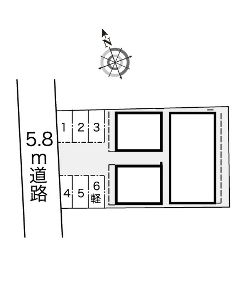 レオパレス浜乃木 配置図