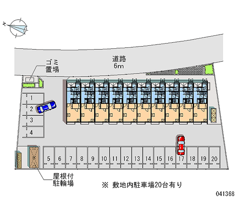 41368 Monthly parking lot