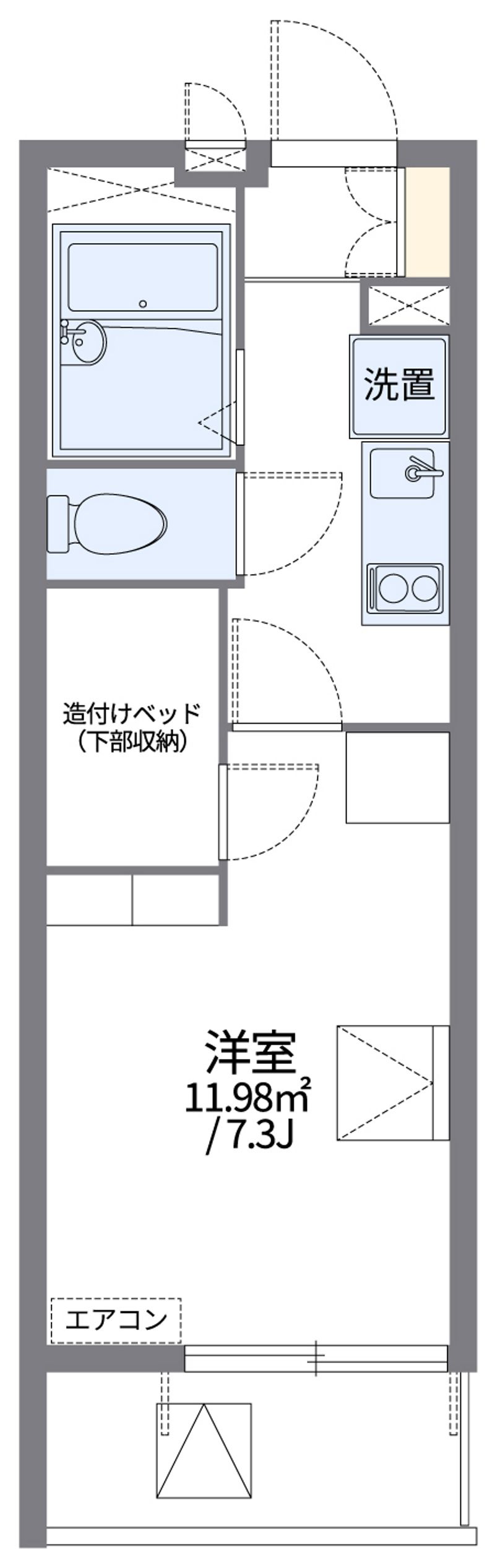レオパレス宮原 間取図