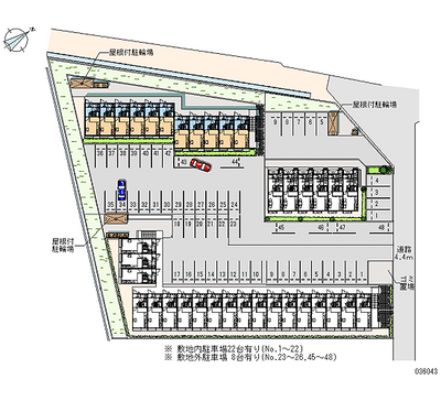 36043 Monthly parking lot