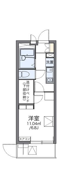 レオパレス生麦駅前 間取り図