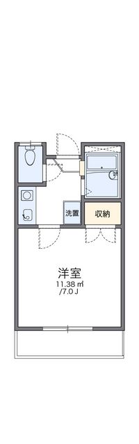 レオパレス米子 間取り図