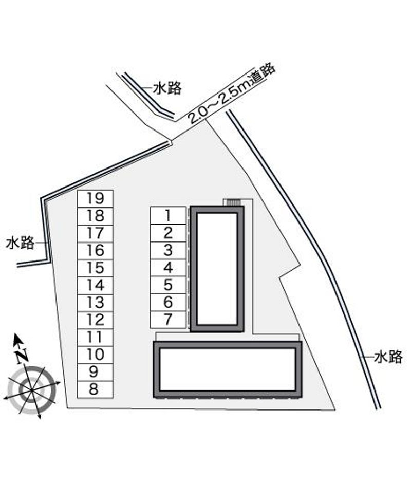 レオパレス高島 配置図