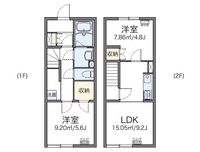 レオネクスト幸Ⅲ 間取り図