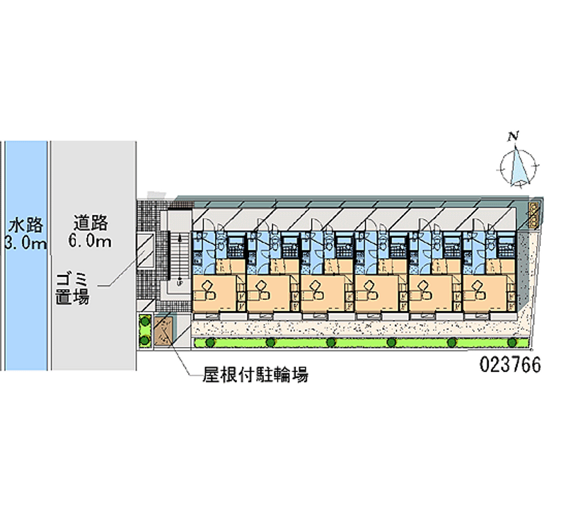 レオパレスムツミハイツ東大宮 区画図