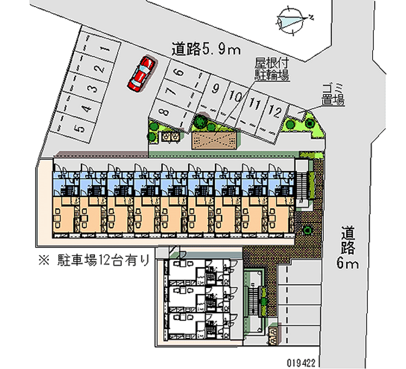 レオパレス天伯Ⅰ 月極駐車場