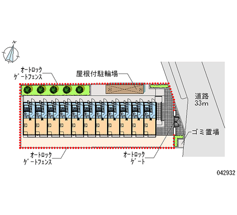 レオパレス青砥 区画図