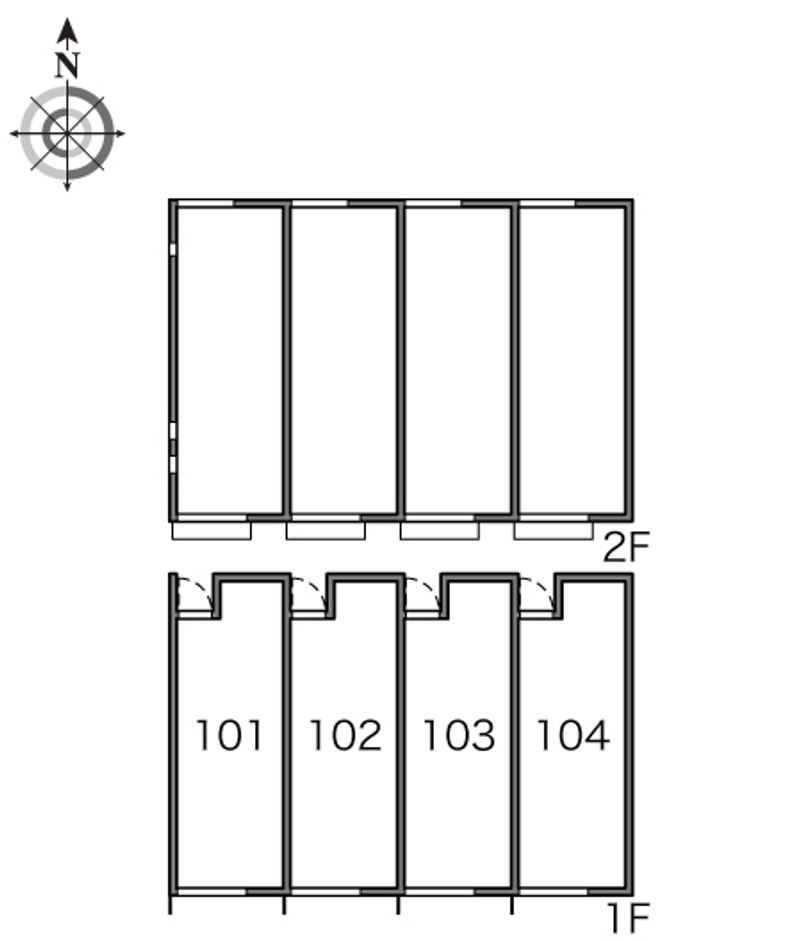 レオネクスト太陽 間取配置図