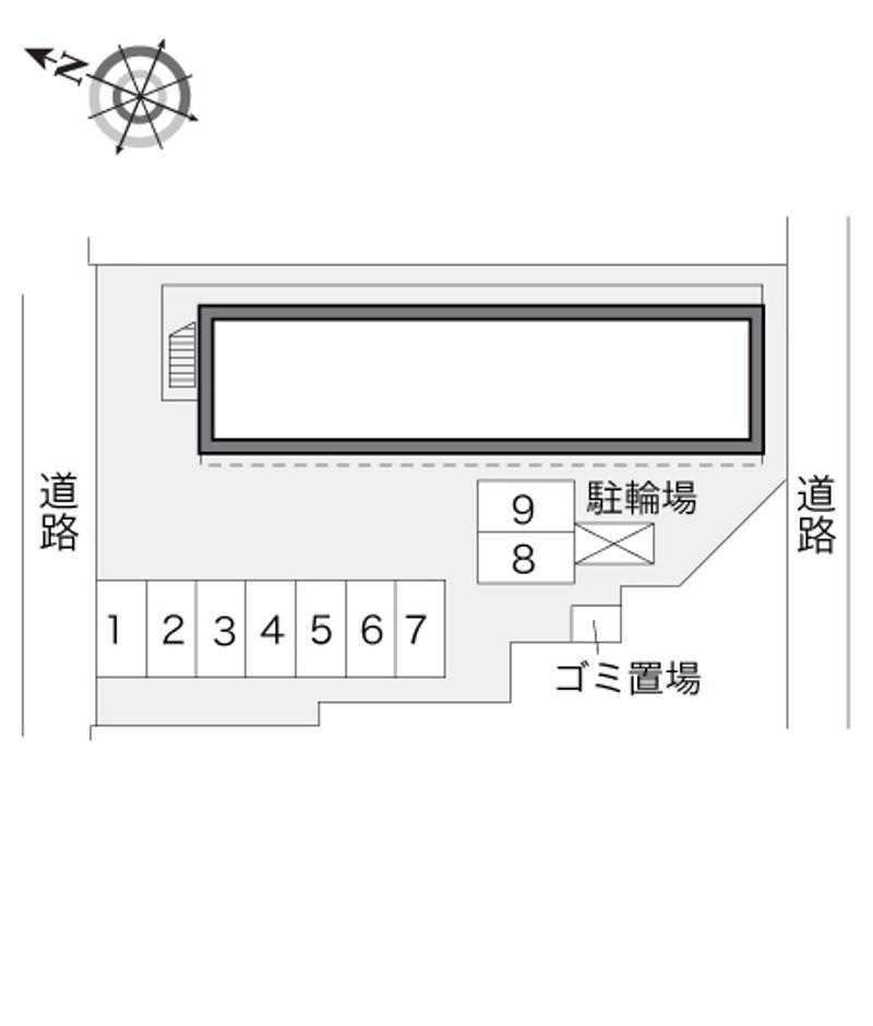レオパレス志とも 配置図